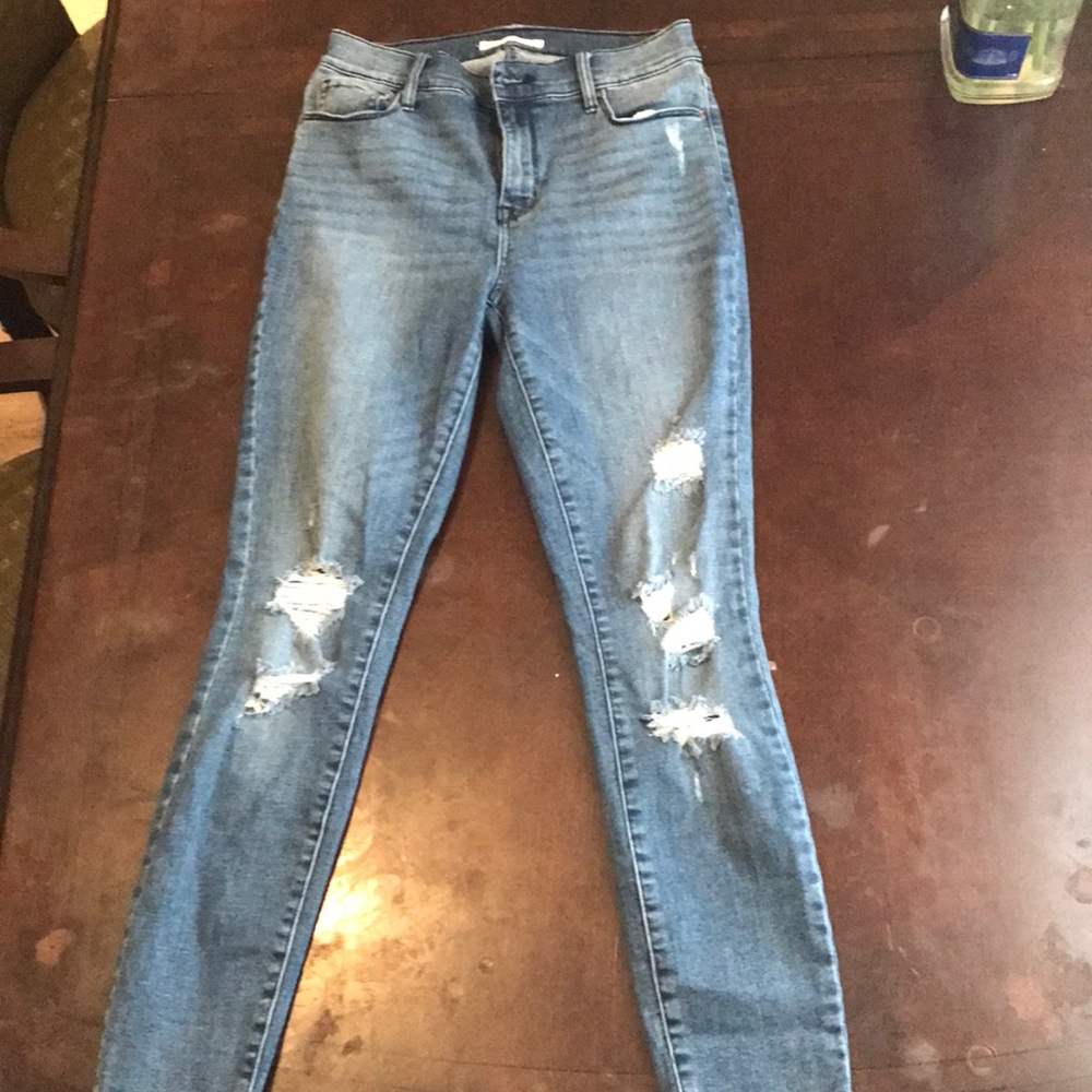 High rise jeggings